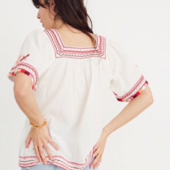 Madewell Embroidered Sandblossom Top - Picture 5 of 8